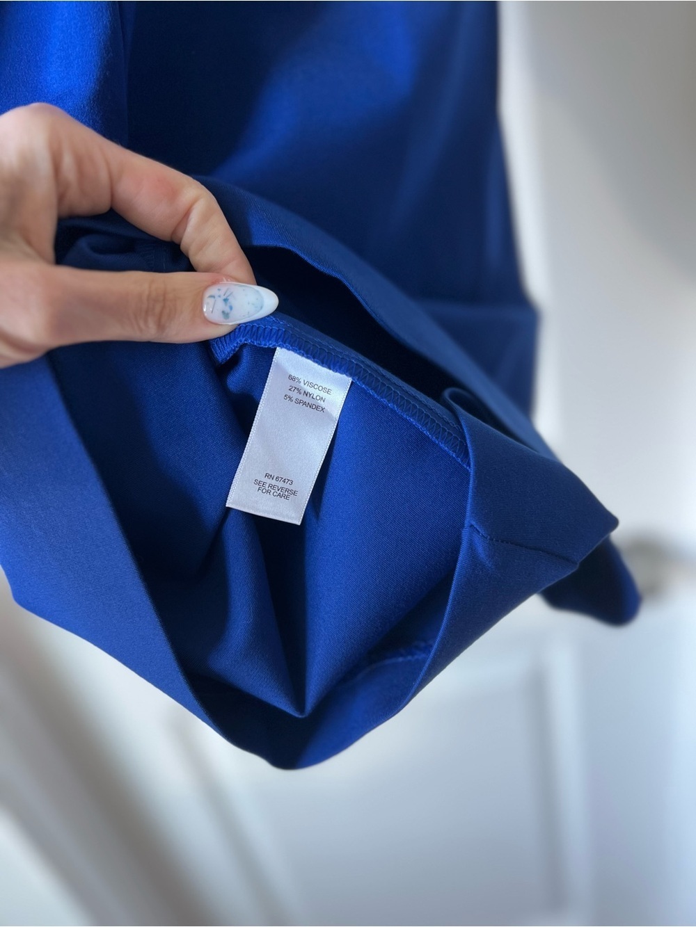 Taylor Sleeveless Cobalt Blue Sheath Dress - Picture 5 of 9